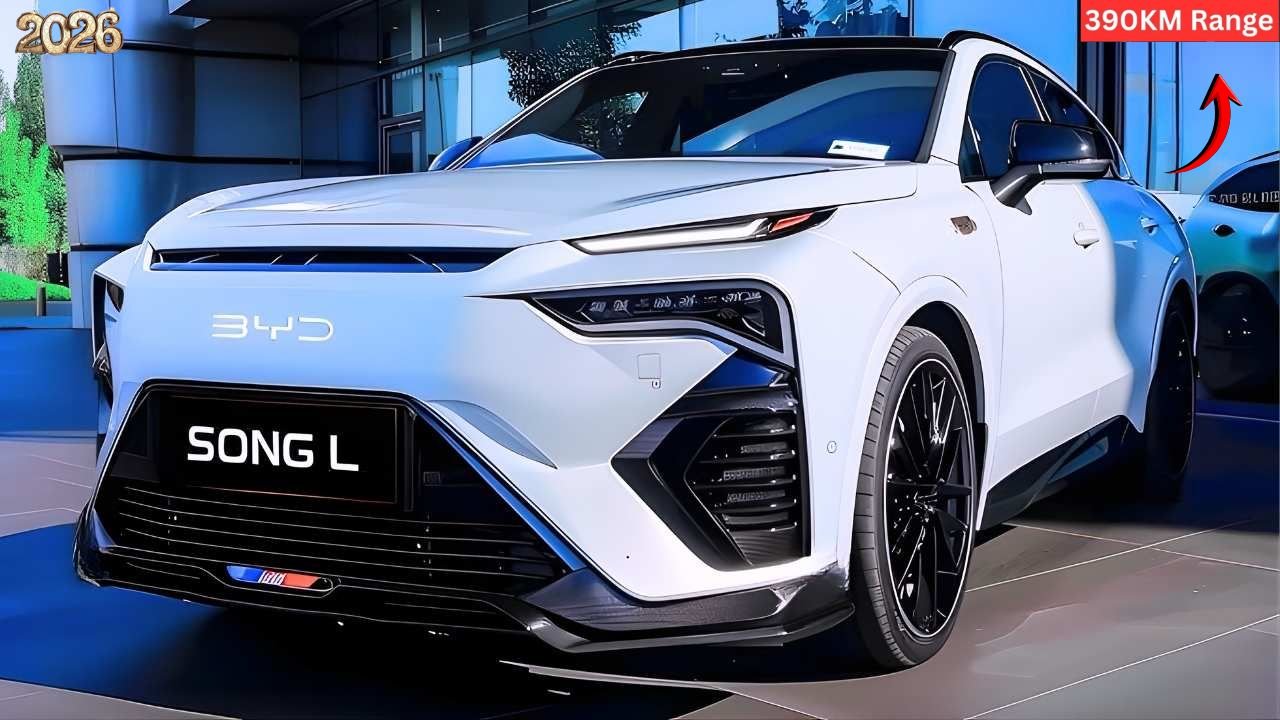 BYD Song Plus EV Car 2026 Launched – Modern Design, 34 KMPL Equivalent